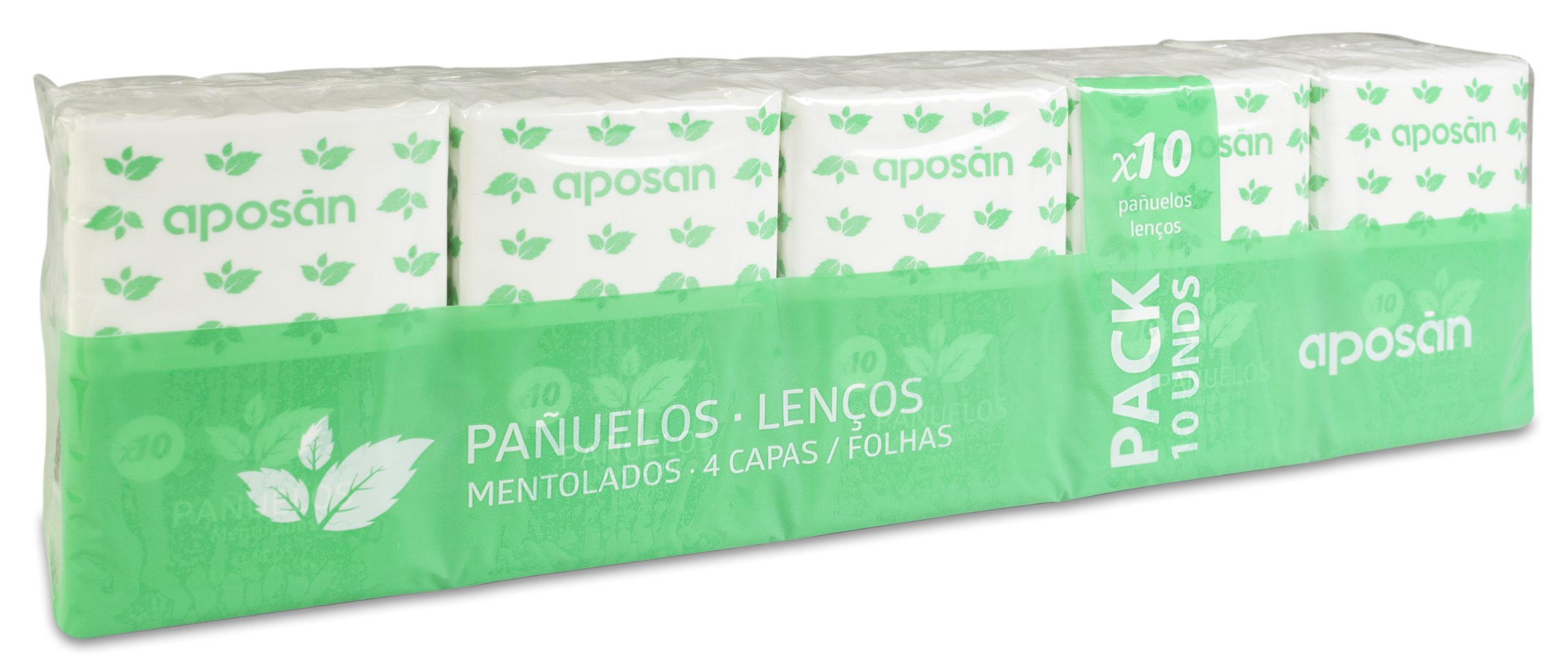 Aposan Lencos Papel Mentolados X10