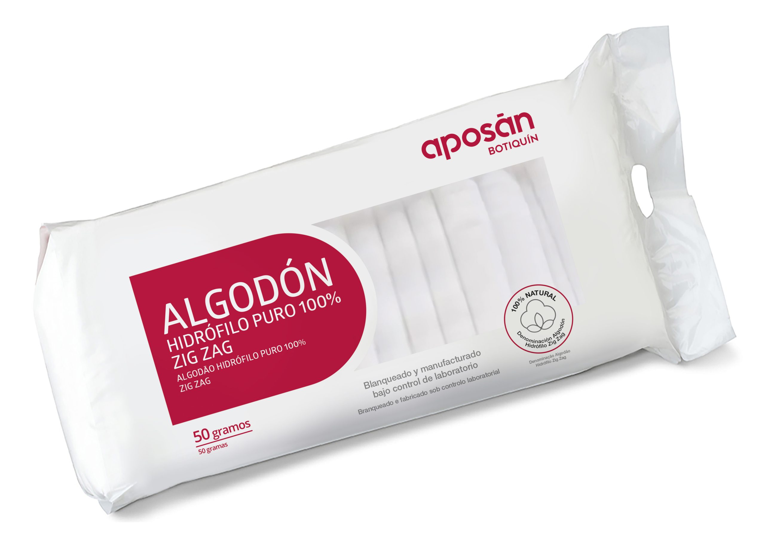 Aposan Botiq Algodão Hidrof ZigZag 50g