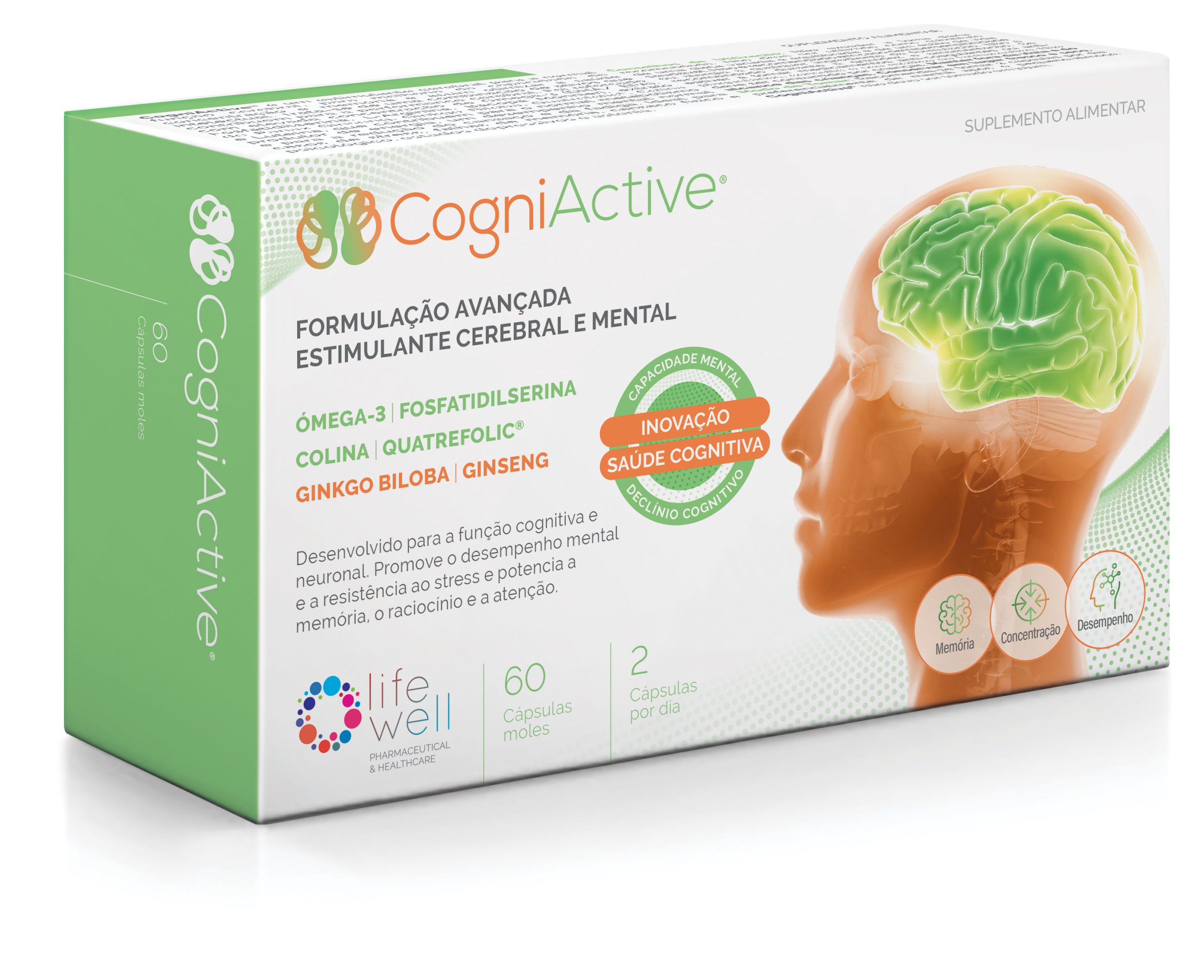 CogniActive 60 Cápsulas Moles