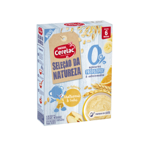 7305193 CERELAC SeleЗ╞o da Natureza 0 AЗгcares Multicereais e Frutas 180g