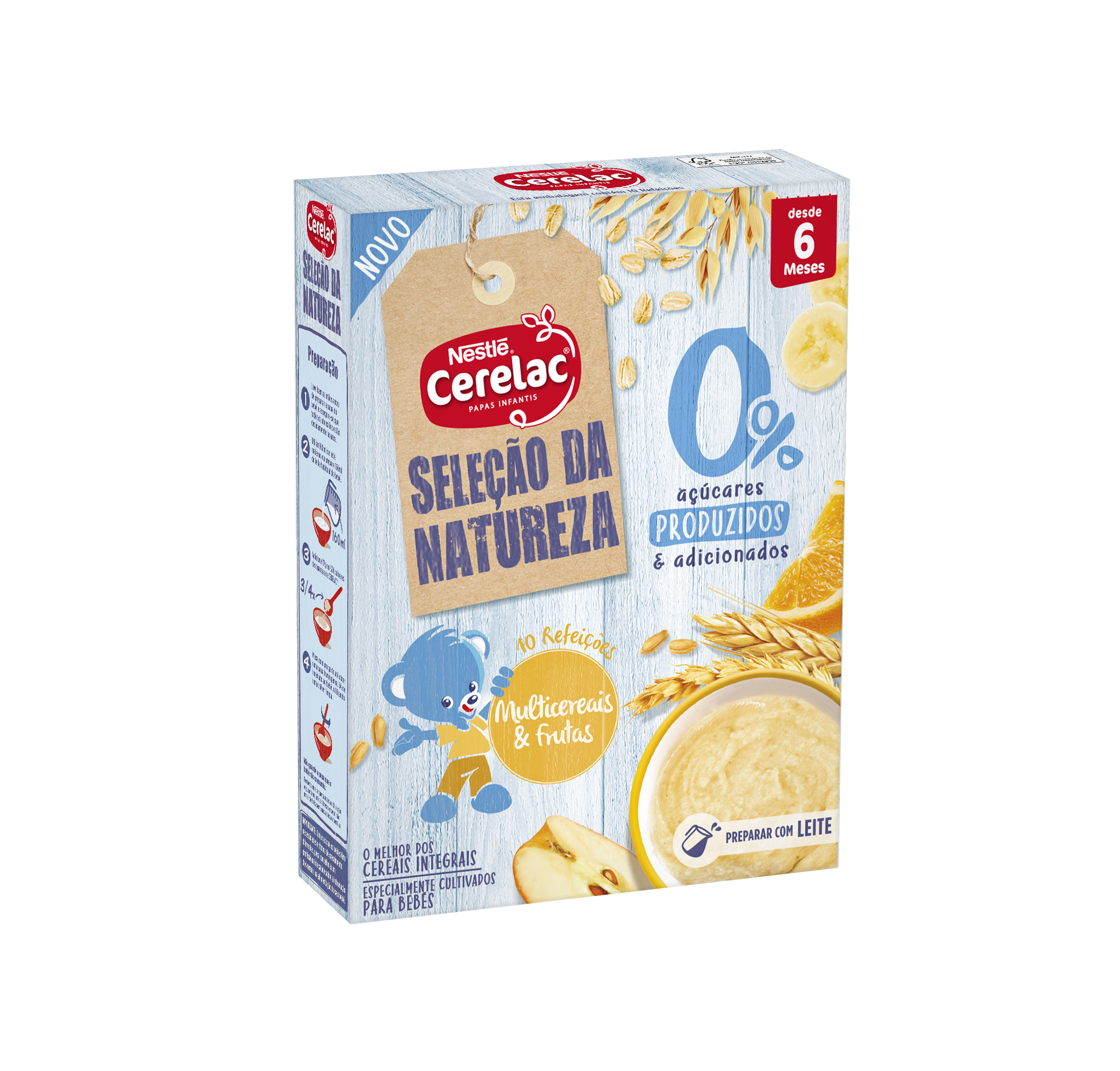Cerelac Papa N/L Multicer/Frut 180G 6M+