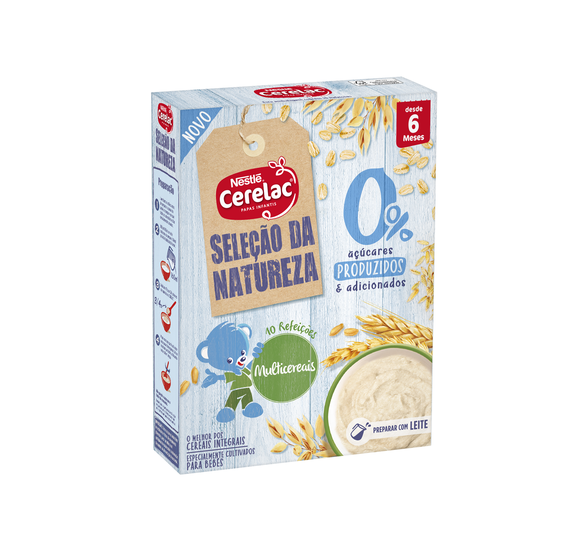Cerelac Papa N/L Multicereais 180G 6M+