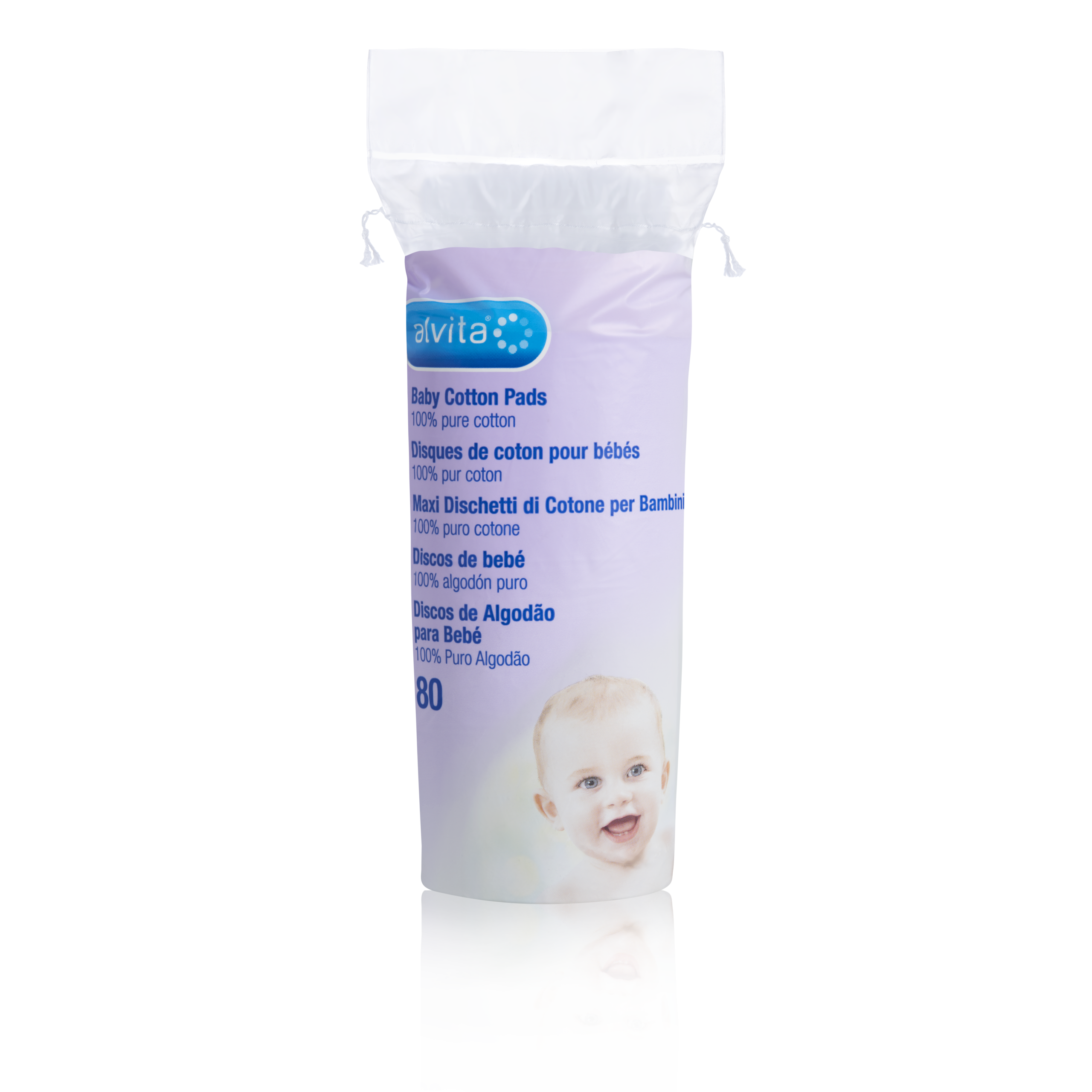 Alvita Discos Algodão Bebe X 80
