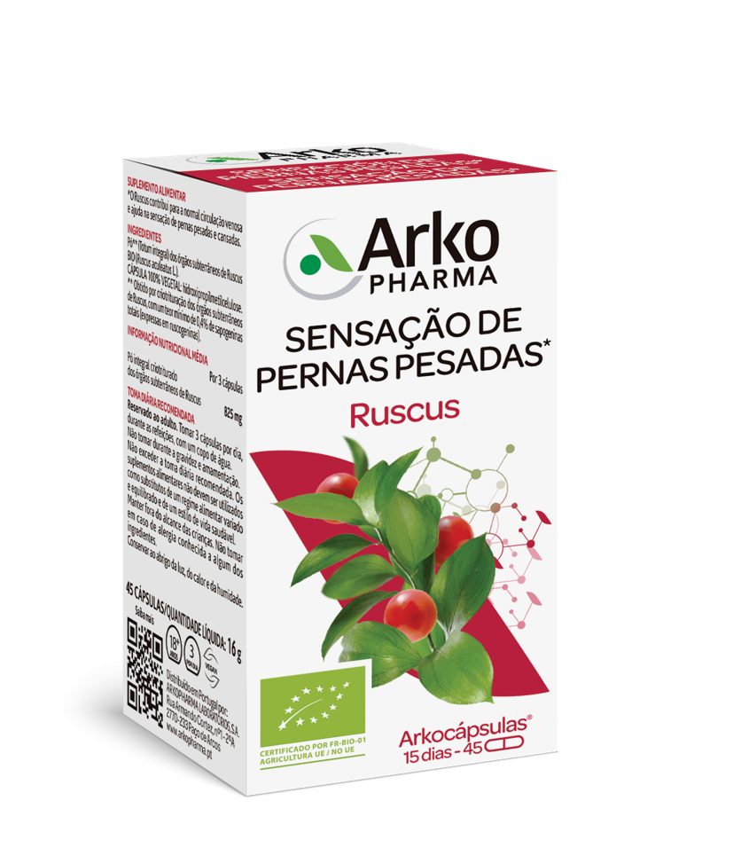 Arkocapsulas Ruscus Caps X45 cáps(s)
