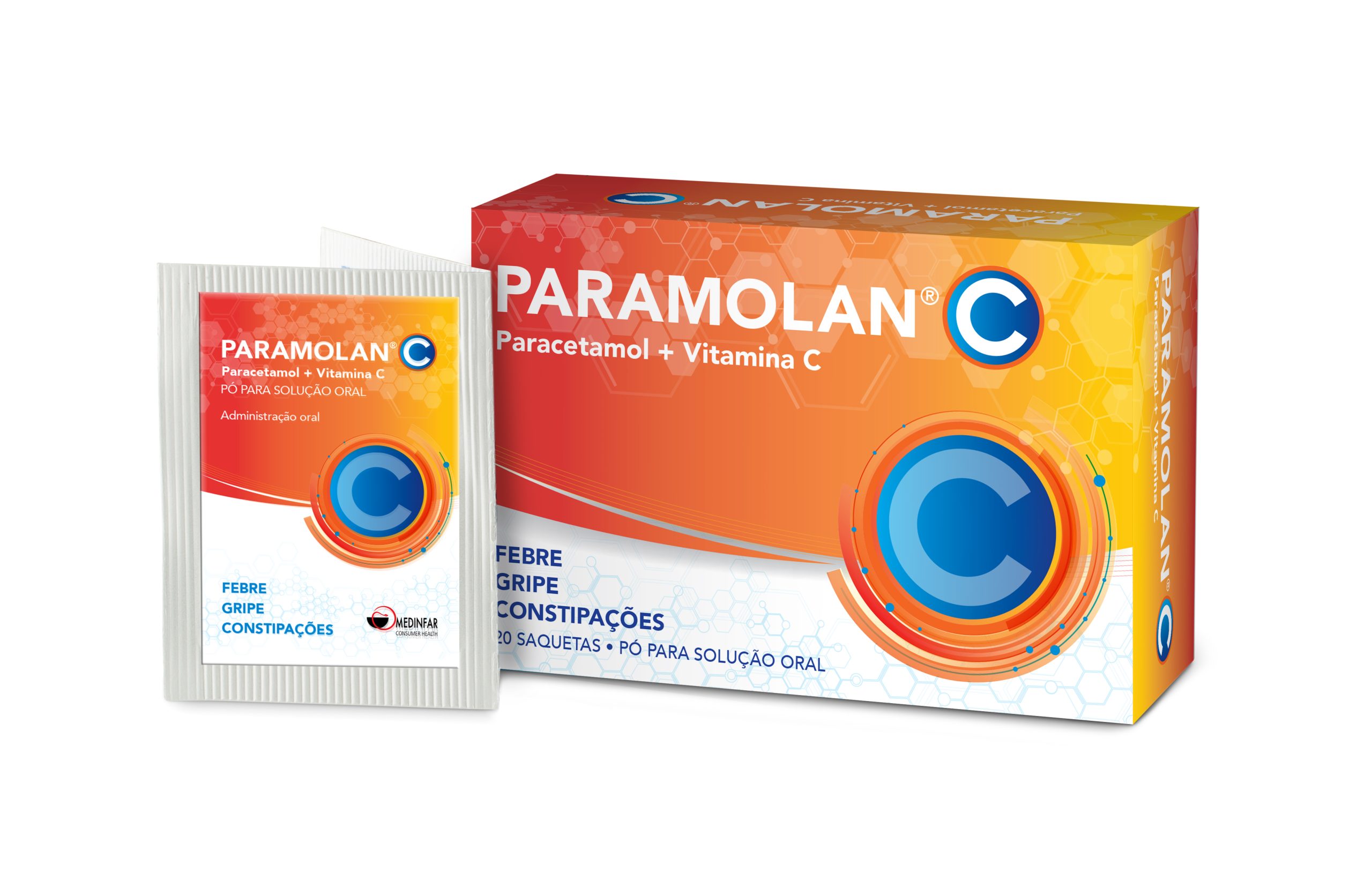 Paramolan C 500/250 mg 20 Saquetas