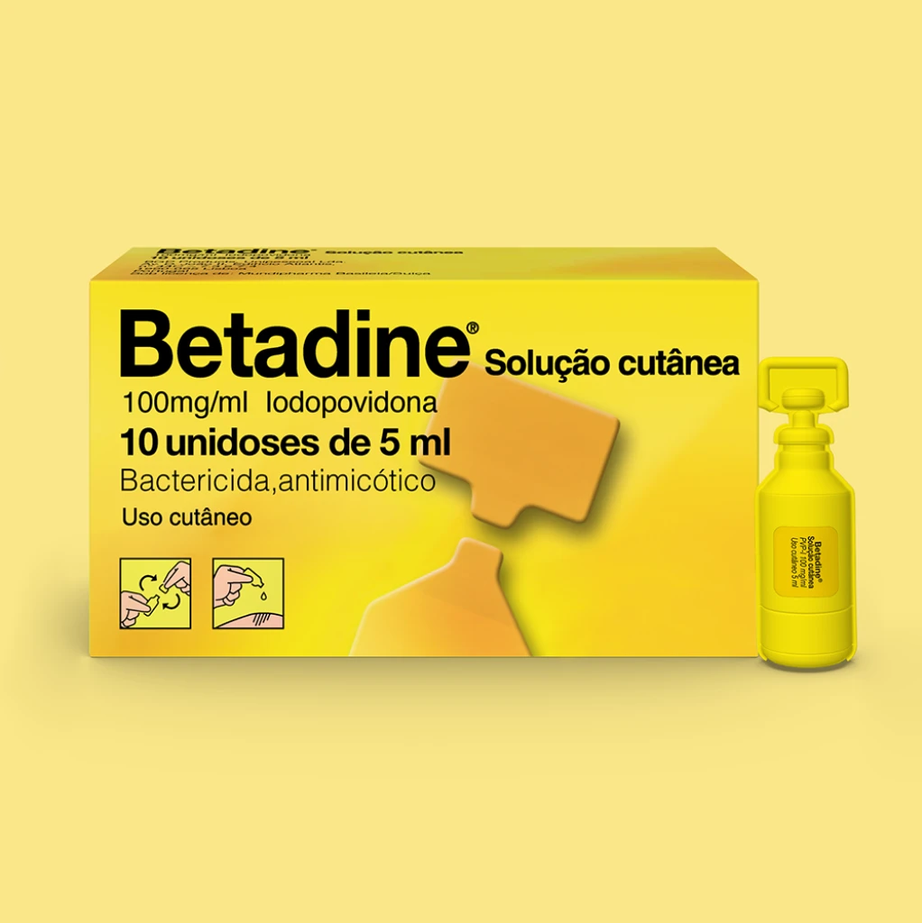 Betadine 100 mg/mL 5 mL  10 Unidoses