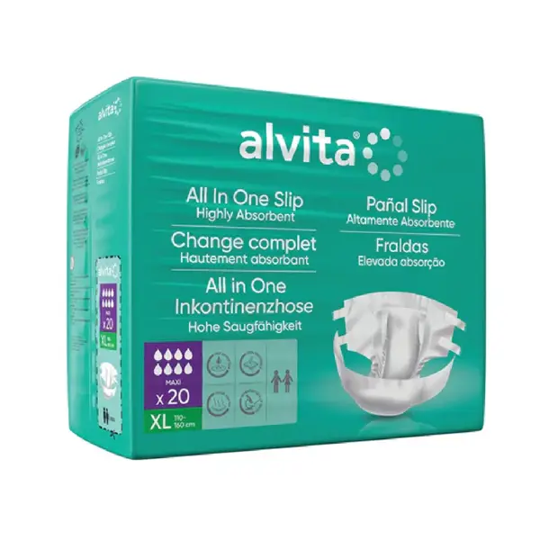 Alvita Fralda Noite Maxi Extra Large X20