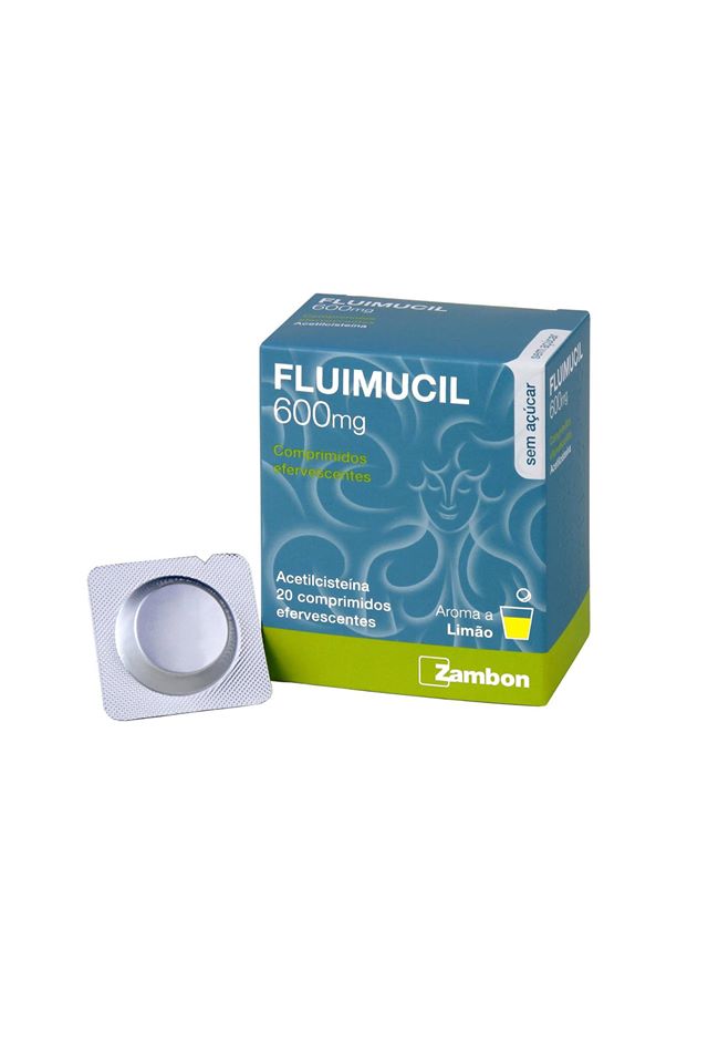Fluimucil 600 mg 20 Comprimidos Efervescentes