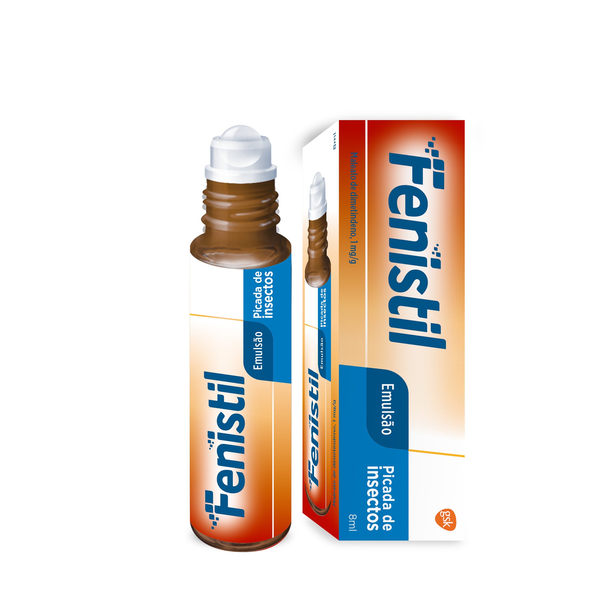 Fenistil Emulsão Roll-On 1mg/g 8ml 1 Fenistil Emulsão Roll-On 1mg/g 8ml