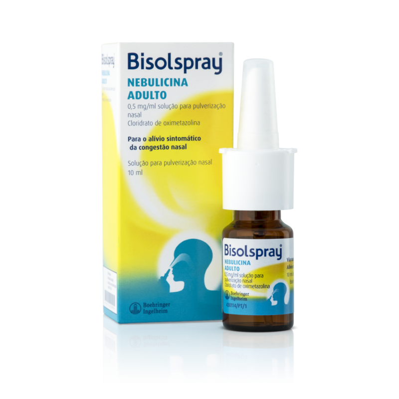 Bisolspray Nebulicina Adulto, 0,5 mg/mL-10 mL x 1 sol pulv nasal