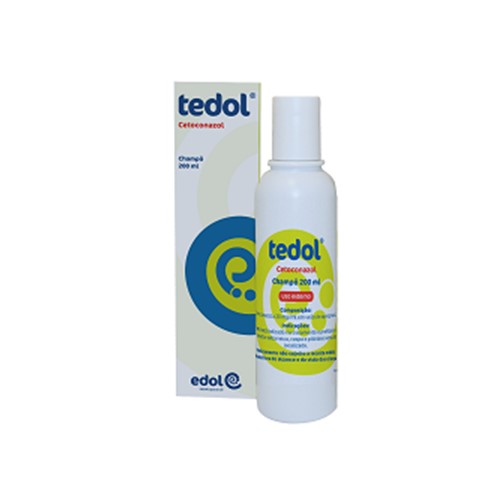 Tedol, 20 mg/g-200 mL x 1 champô frasco