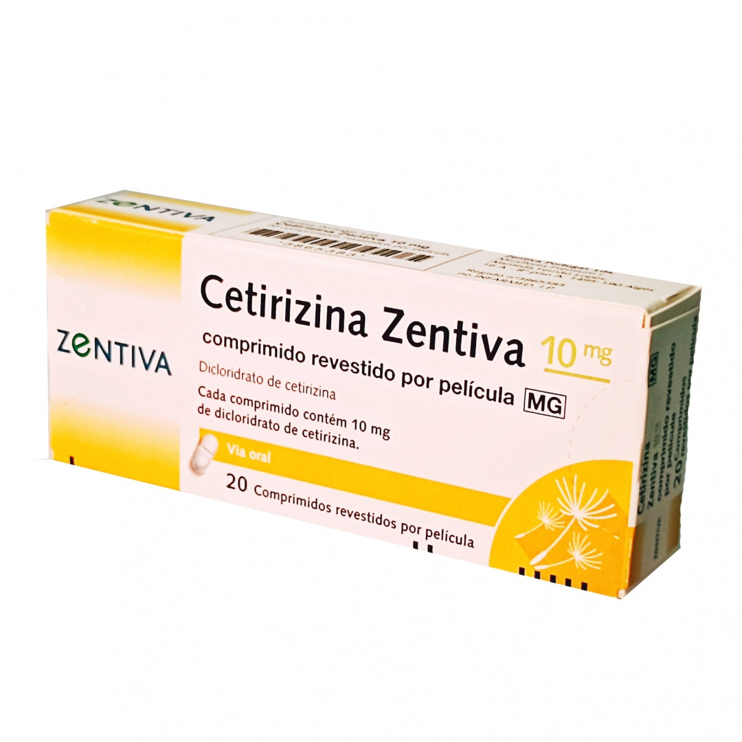Cetirizina Zentiva MG 10 mg 20 Comprimidos