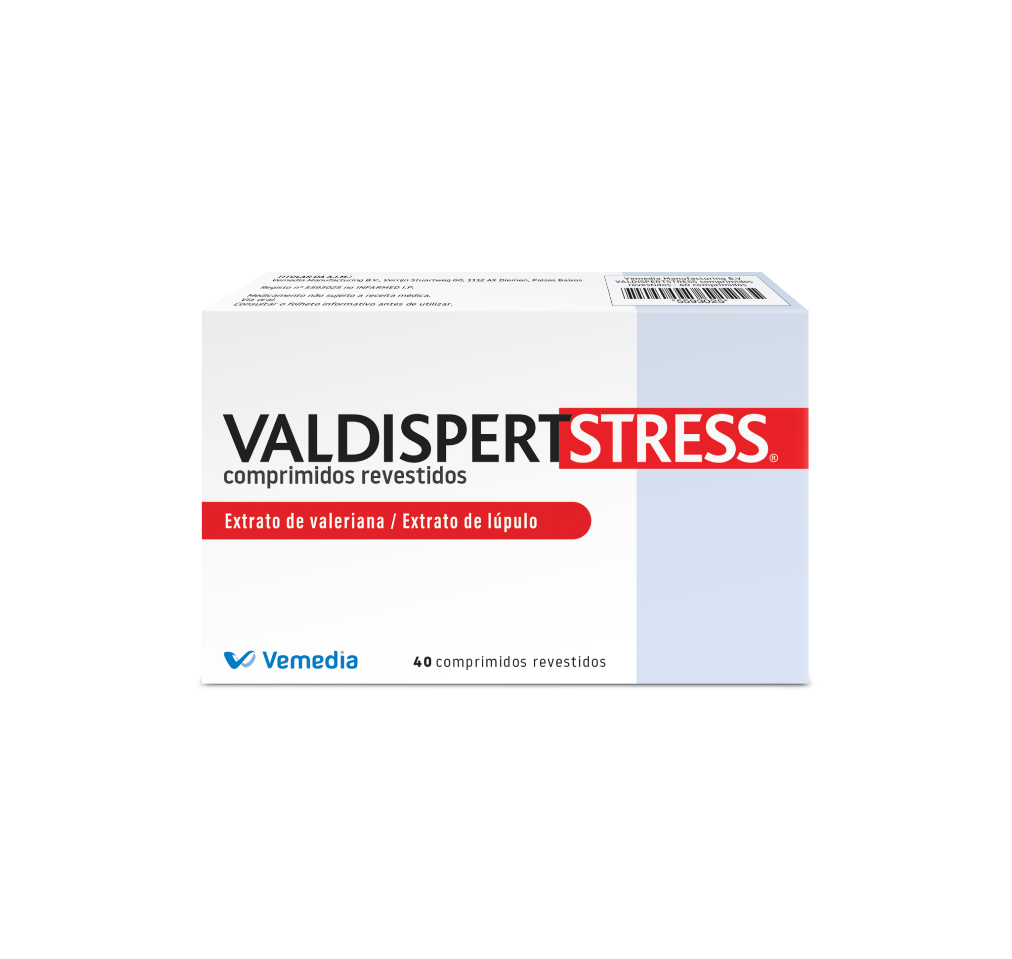 Valdispert Stress 200/68mg 40 Comprimidos Revestidos
