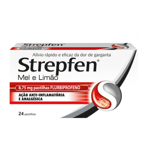 Strepfen Mel e Limão 24 Pastilhas