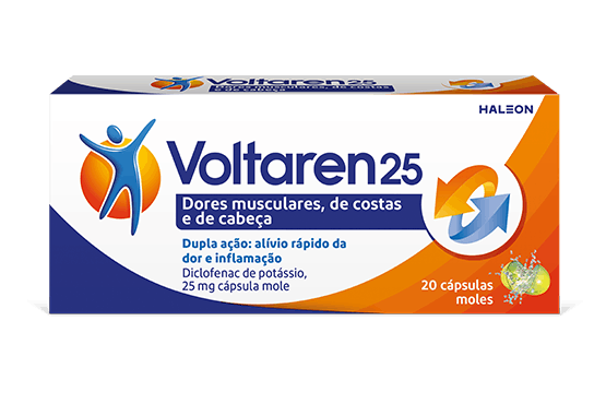 Voltaren 25mg 20 Cápsulas Moles