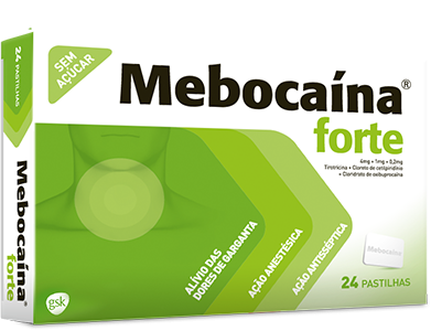 Mebocaína Forte 24 Pastilhas