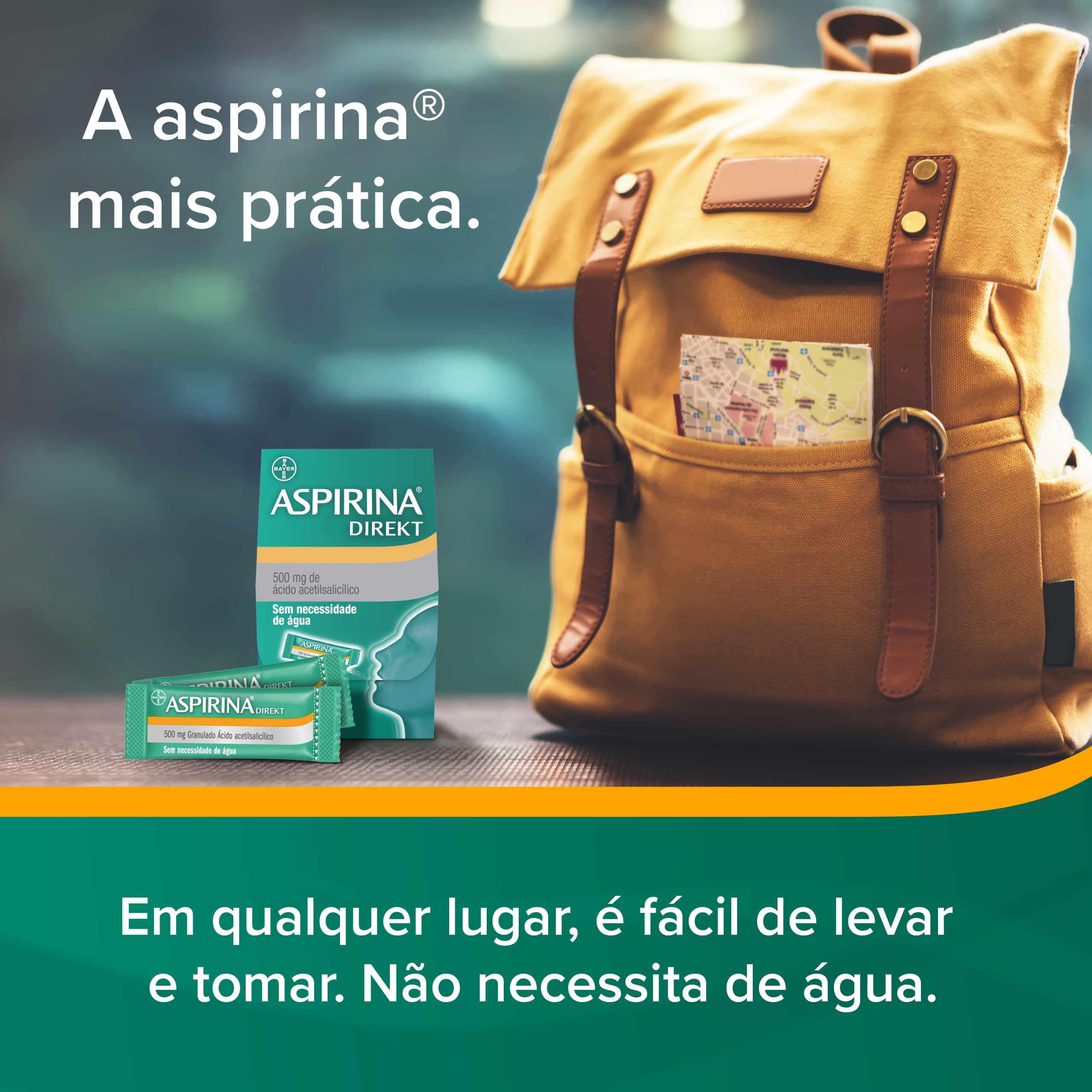 Aspirina 500mg Granulado 500 mg 10 Saquetas - Image 2
