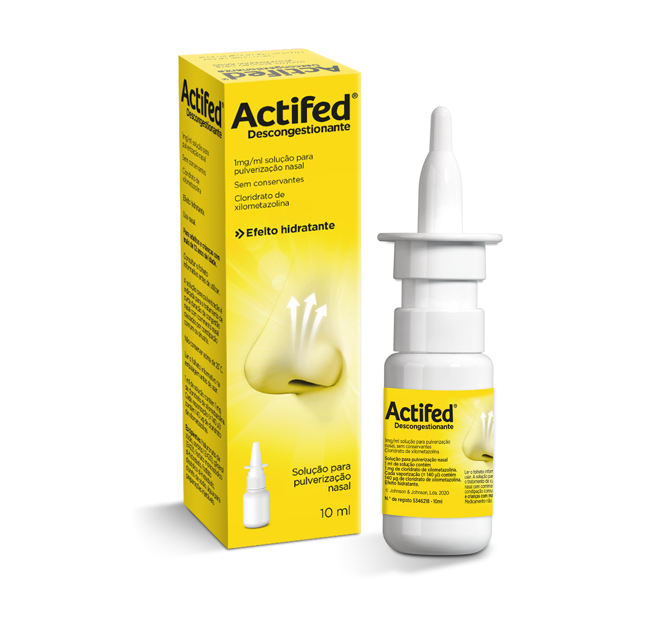 Actifed Descongestionante 1mg/ml Spray Nasal 10ml
