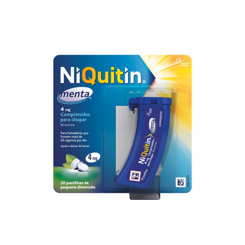 NiQuitin Menta, 4 mg x 20 comp chupar