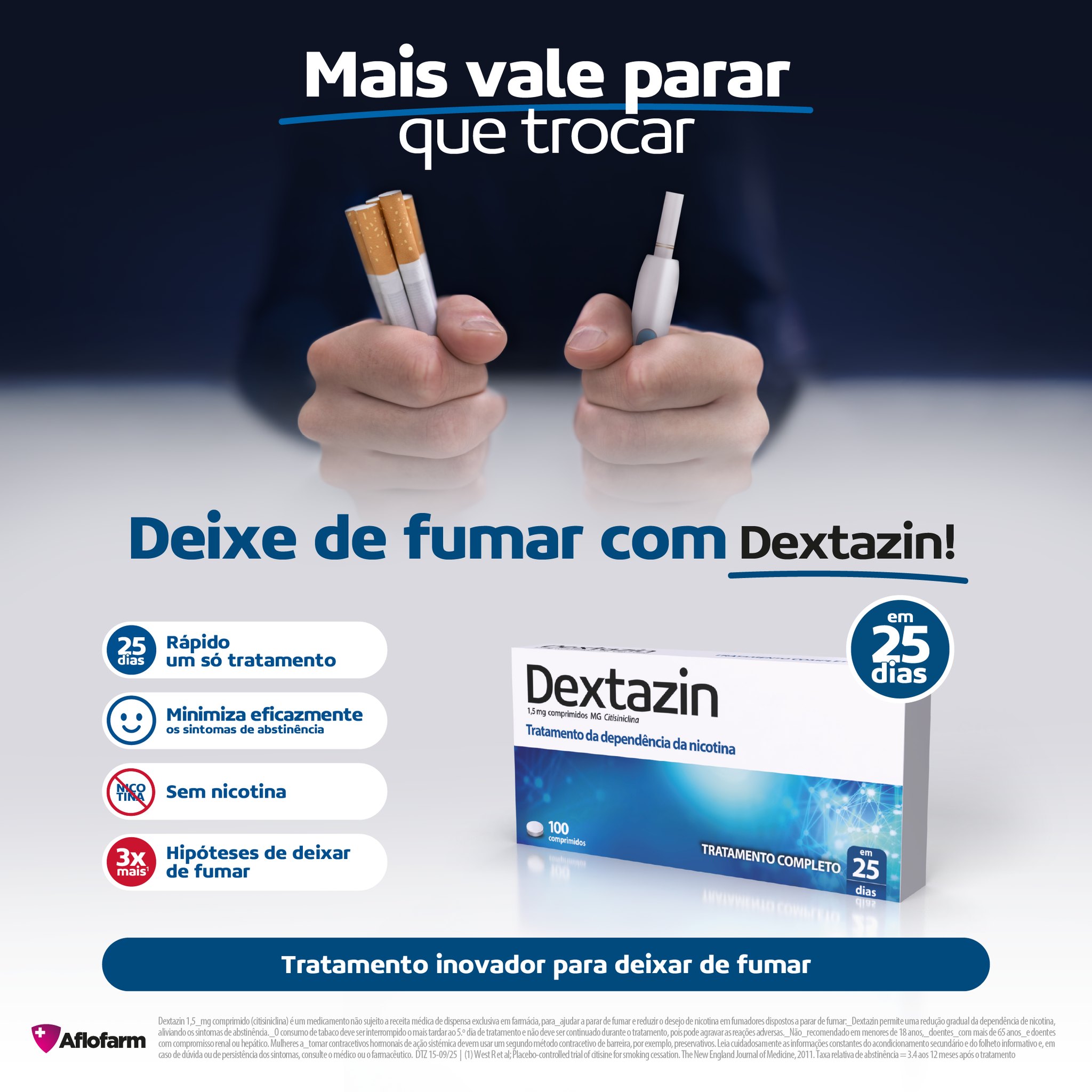 Dextazin 1,5 mg 100 Comprimidos Tratamento Completo - Image 2