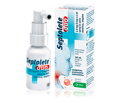 Septolete Duo Spray 1,5mg/ml+5 mg/ml Spray 30ml