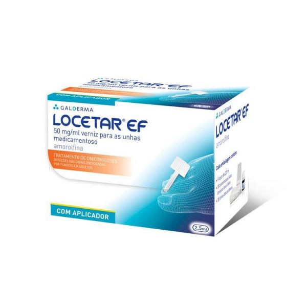 Locetar EF Verniz 50 mg/mL 2,5 mL 1 Locetar EF Verniz 50 mg/mL 2,5 mL