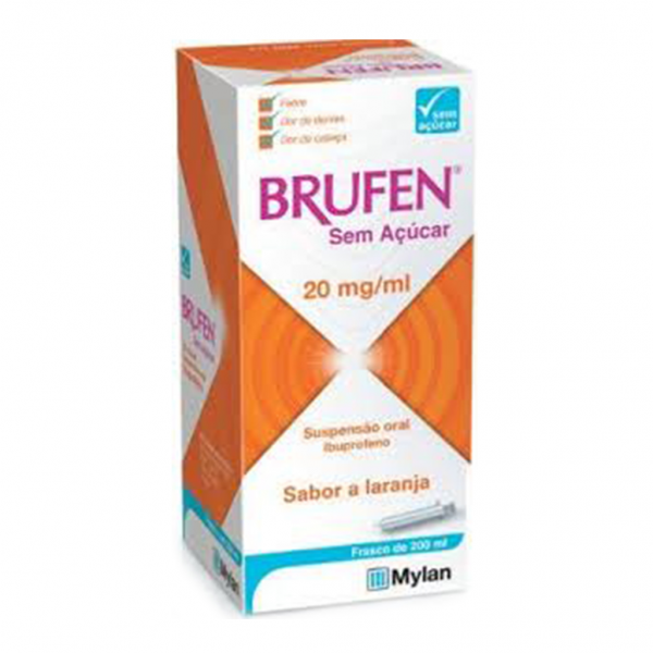 Brufen Sem Açúcar 20mg 200ml Xarope 1 Brufen Sem Açúcar 20mg 200ml Xarope