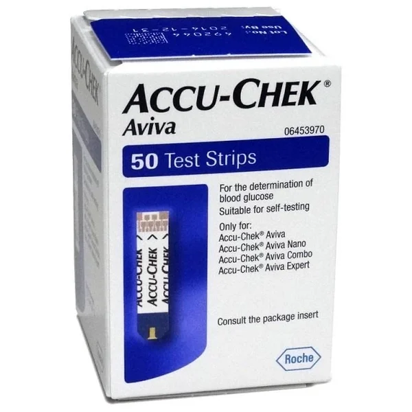 Accu-Chek Aviva Tiras Sangue Glicose x50
