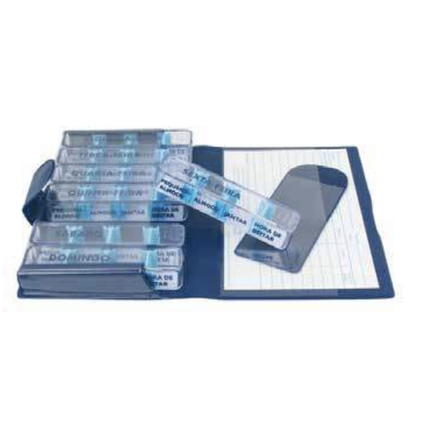 Caixa Medicamentos Dispensa Semanal  Azul