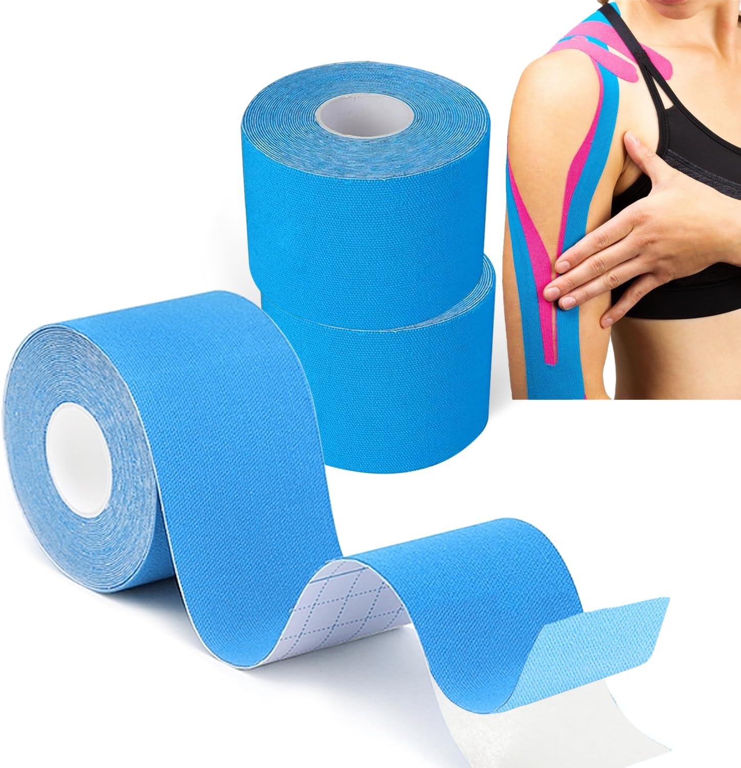 Fita Kinesiologia 5Cm X5M 12002-01 Azul