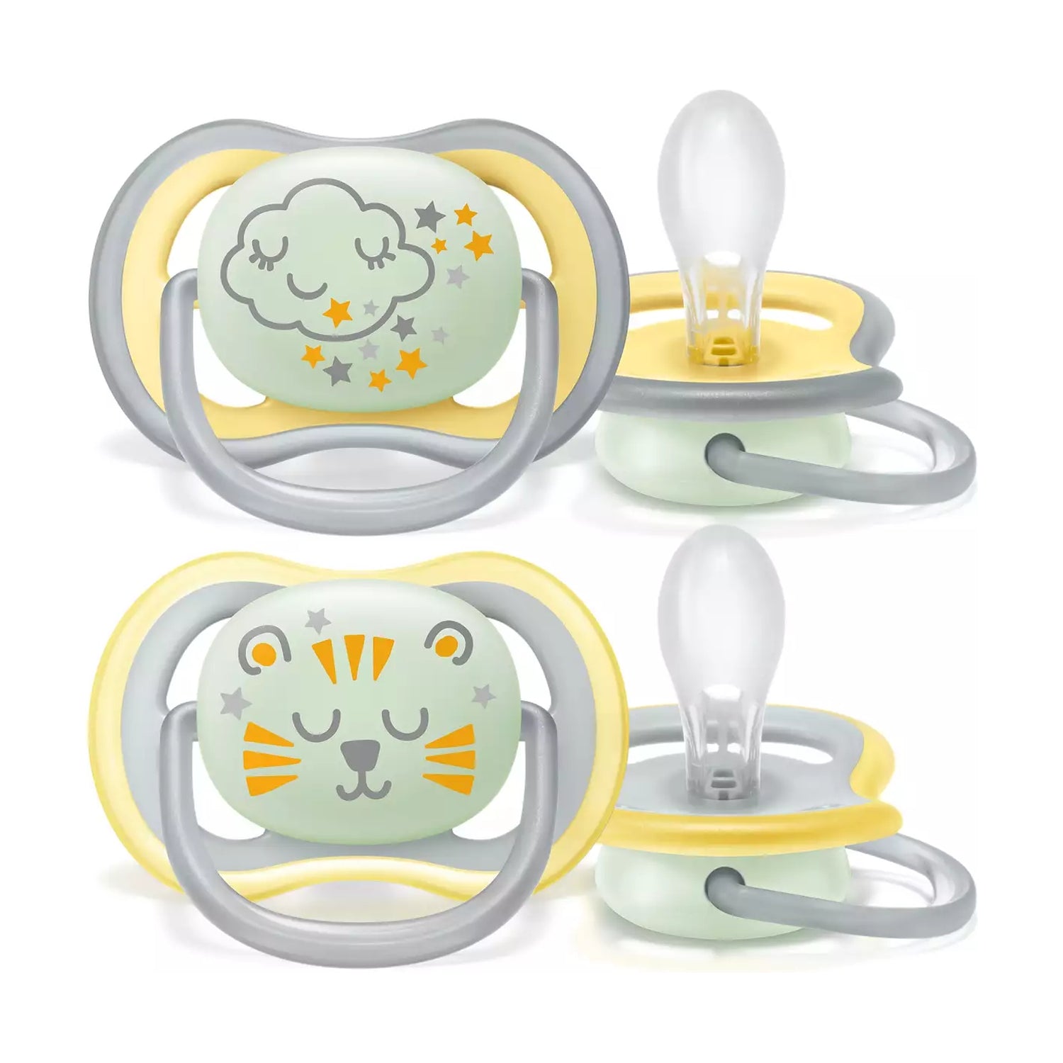 Philips Avent Chupeta Silicone Ultra Air 18m+ Noturnas x2