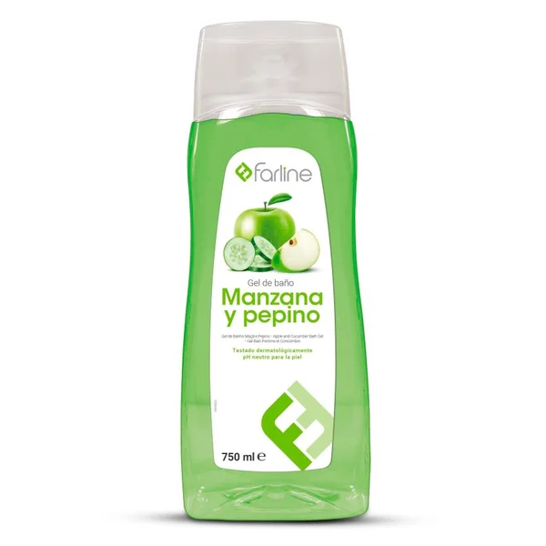 Farline Gel Banho Maçã Pepino 750Ml