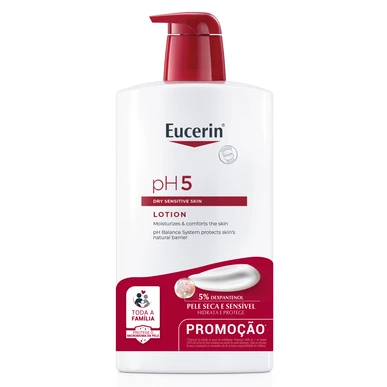 Eucerin pH5 Loção Hidratante para Pele Seca e Sensível 1L 1 Eucerin pH5 Loção Hidratante para Pele Seca e Sensível 1L