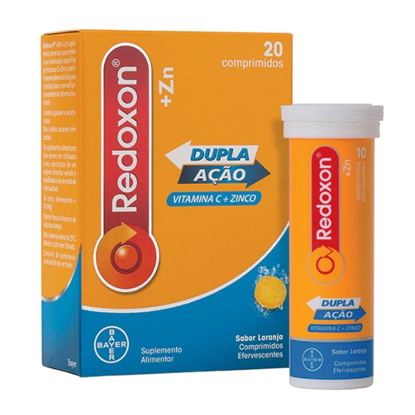 Redoxon +Zn Dupla Ação 20 Comprimidos Efervescentes 1 Redoxon +Zn Dupla Ação 20 Comprimidos Efervescentes