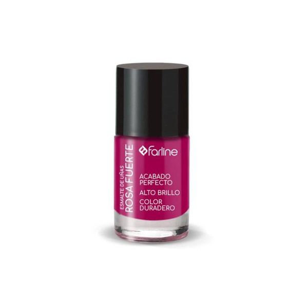 Farline Verniz Unhas Rosa Forte 10Ml