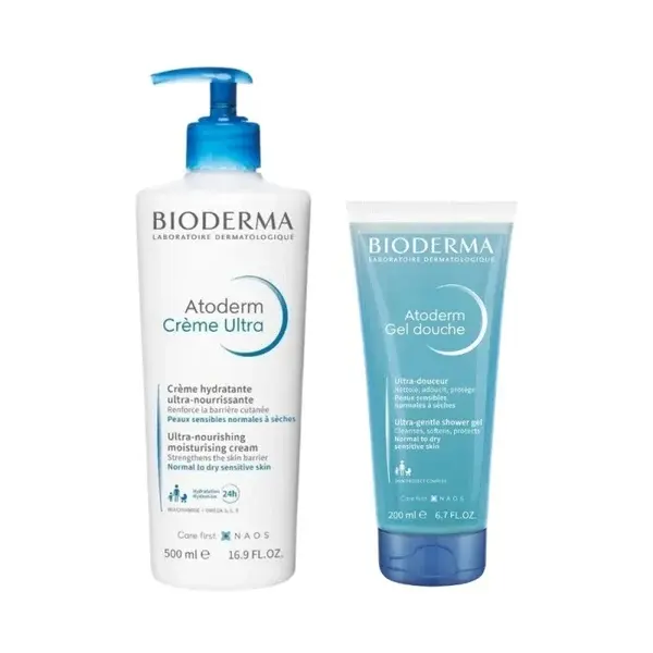 Atoderm Bioderma Creme Ultra - 500ml + Oferta Gel Duche - 200ml