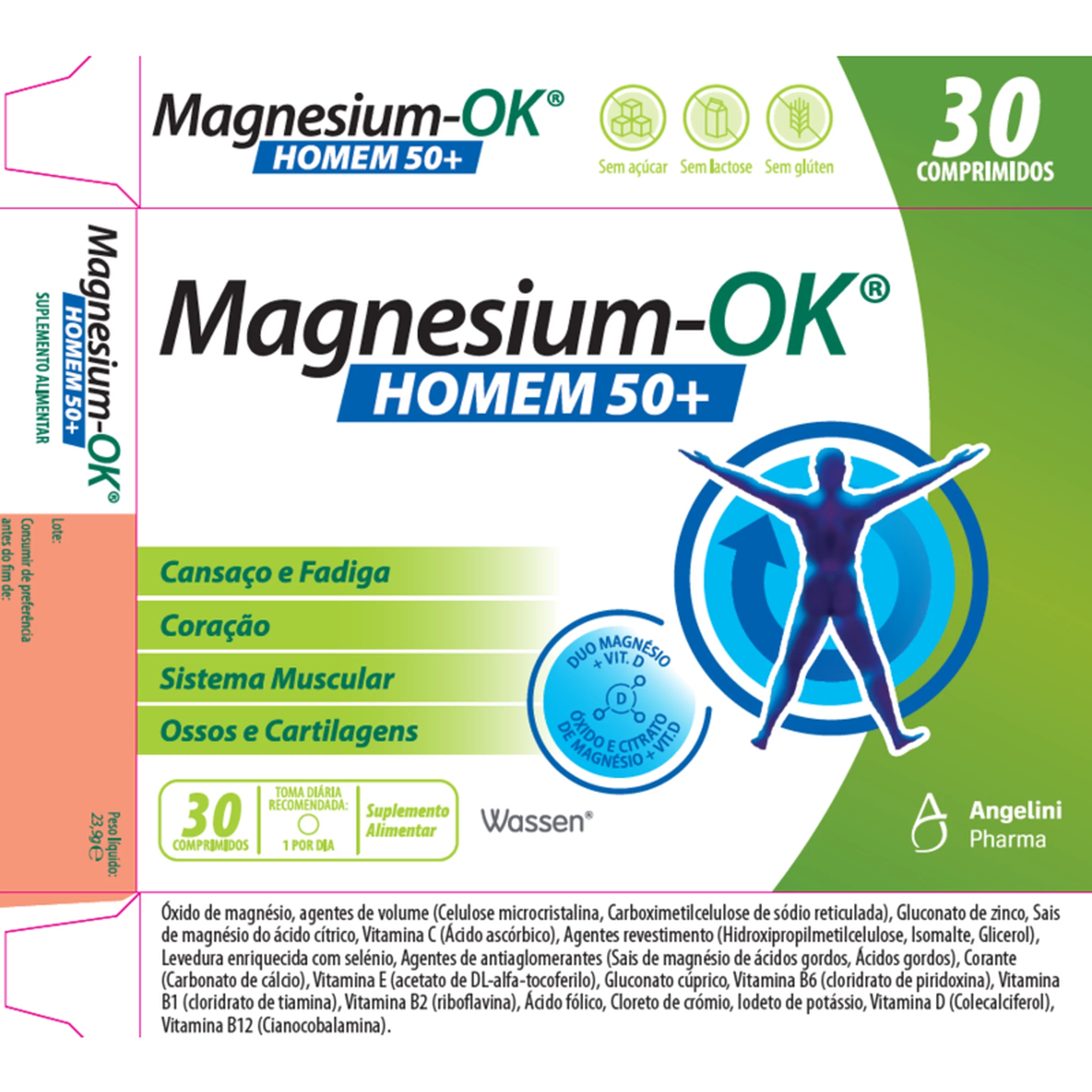 Magnesium-Ok Homem 50+ 30 Comprimidos - Image 2