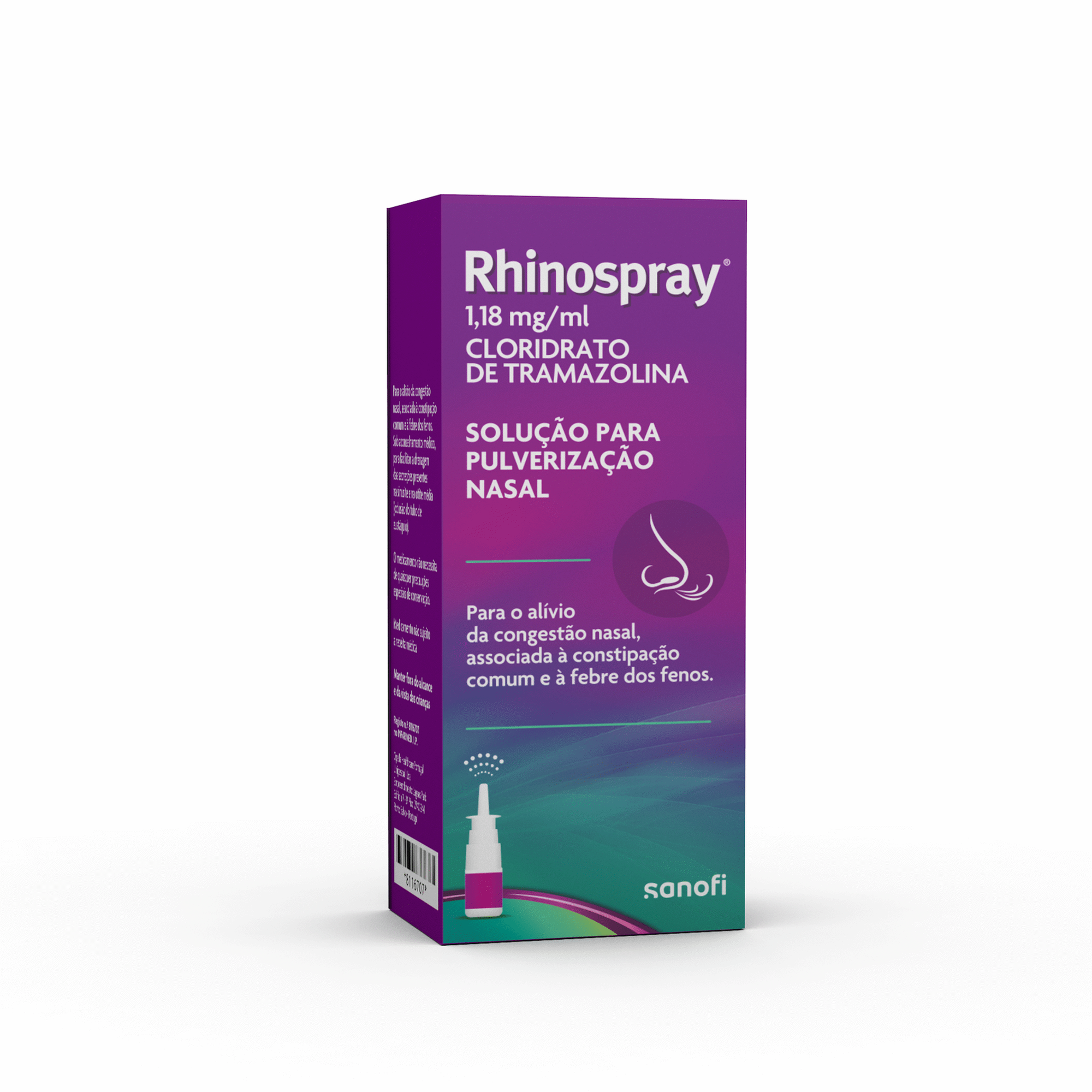 Rhinospray 1,18mg/ml 10ml Spray Nasal 1 Rhinospray 1,18mg/ml 10ml Spray Nasal