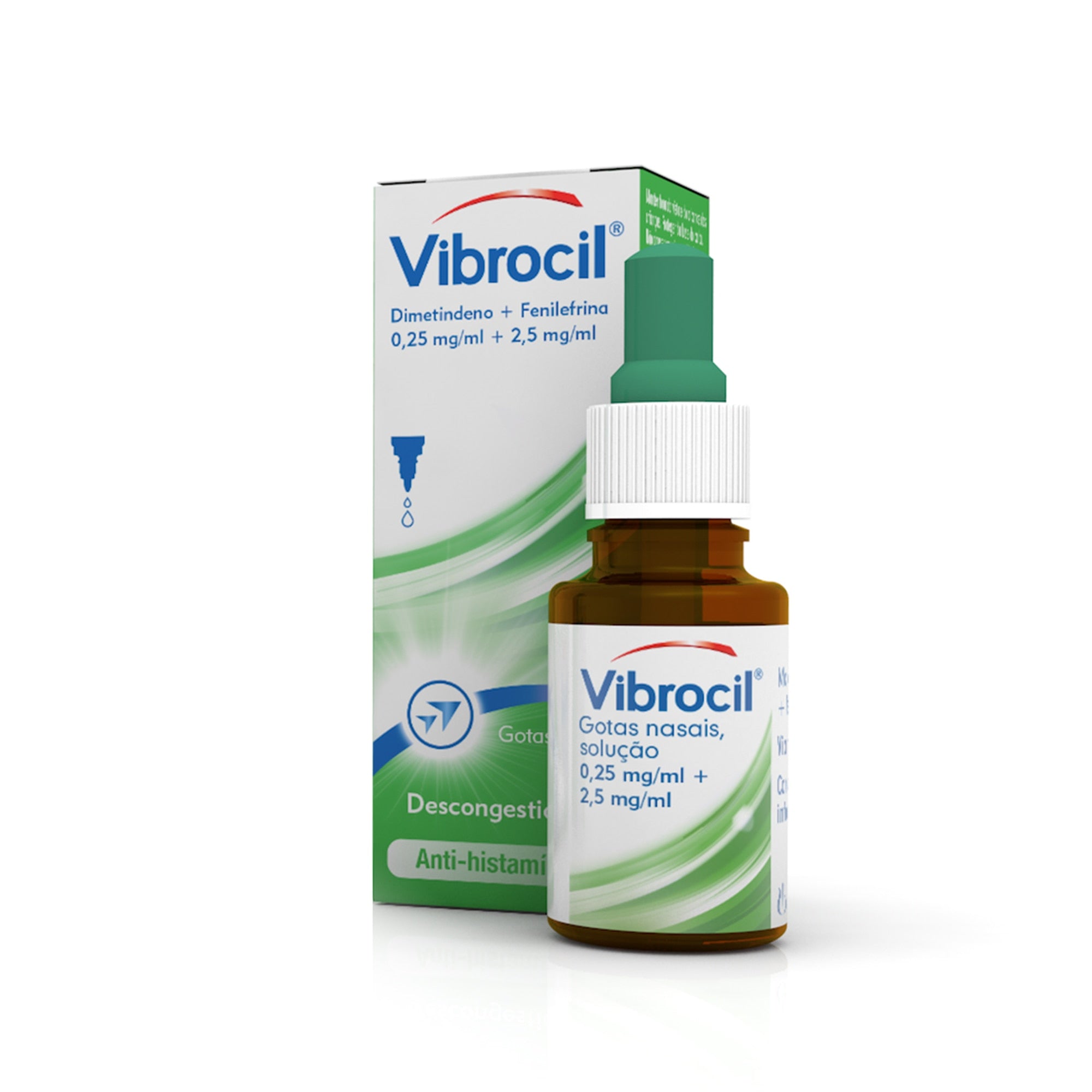 Vibrocil 15 ml 0,25 mg/ml + 2,5 mg/ml x 1 sol nasal conta-gotas