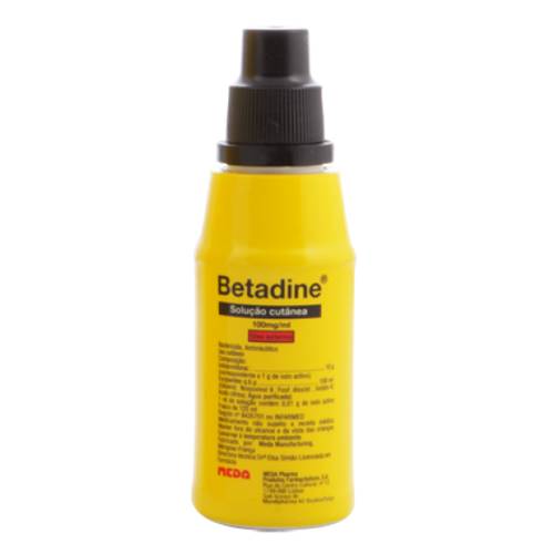 Betadine, 100 mg/mL-500mL x 1 sol cut 1 Betadine, 100 mg/mL-500mL x 1 sol cut