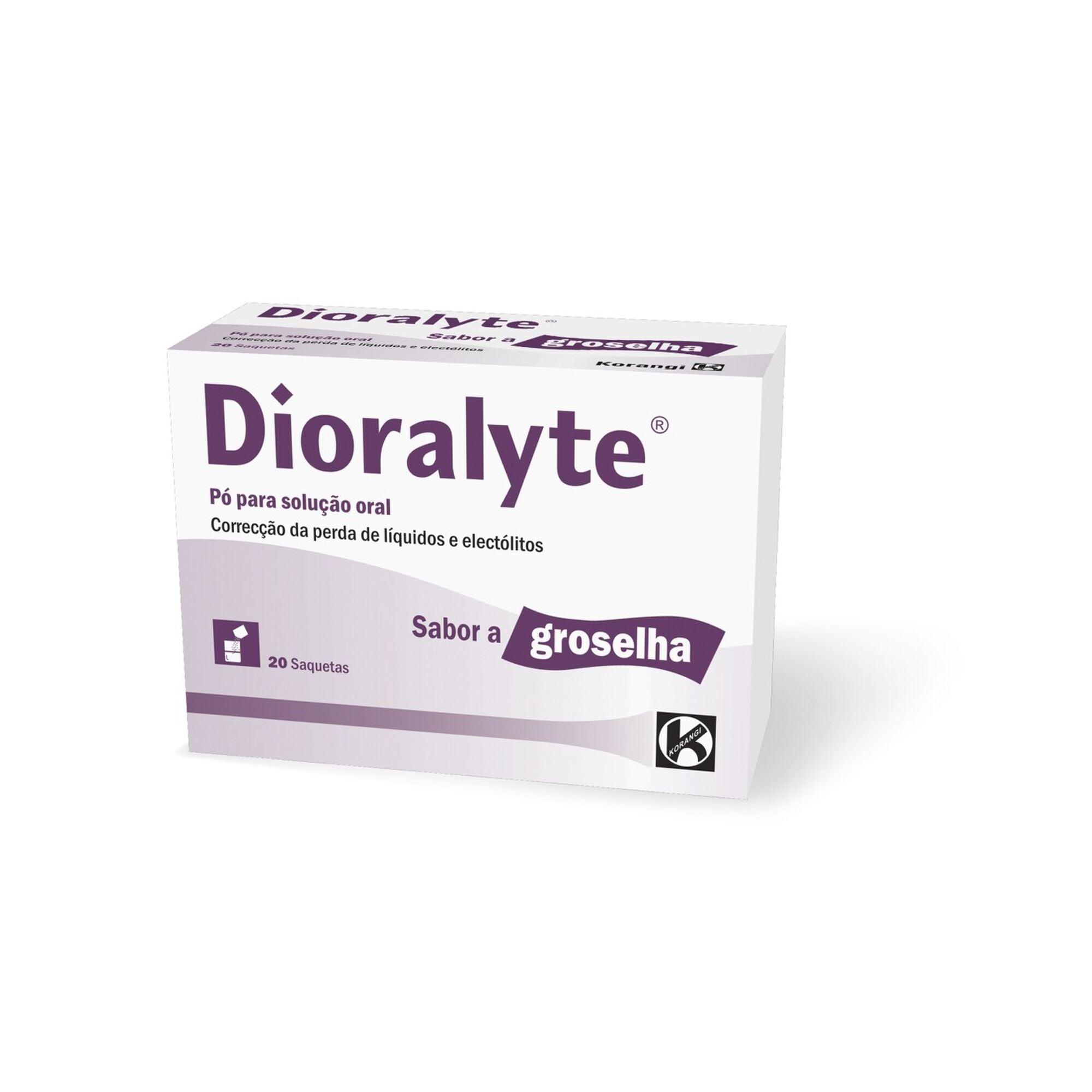 Dioralyte Groselha 20 Saquetas