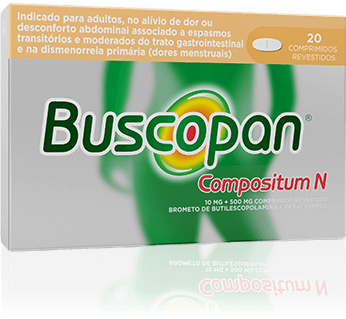 Buscopan Compositum N 10/500mg 20 Comprimidos Revestidos