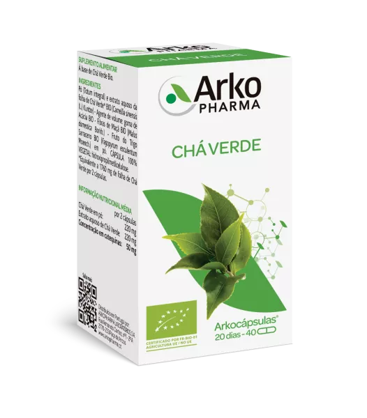 Arkocápsulas Chá Verde Bio Cápsulas X40
