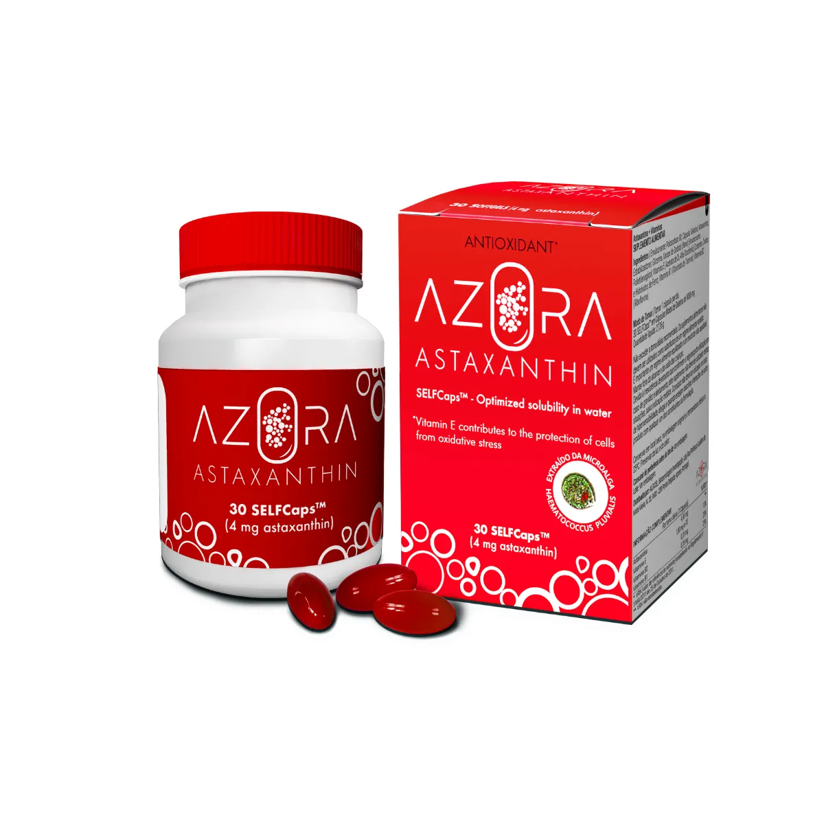 Azora Astaxantina 30 Cápsulas Softgel