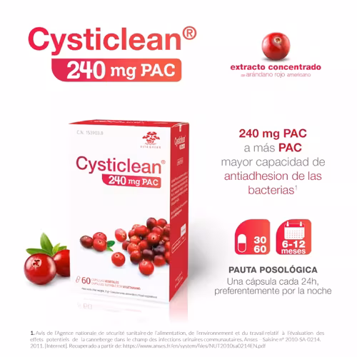 Cysticlean 240Mg Pac Cápsulas X30