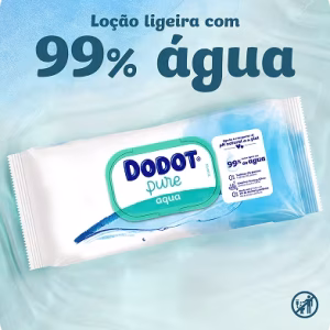 Dodot Aqua Pure Toalhita 0%Plástico X48 unidades