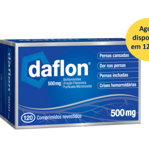 Daflon 500 , 500 mg Blister 120 Unidade(s) Comp revest pelic