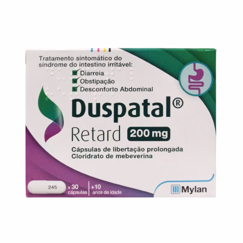Duspatal Retard 200mg 30 cápsulas