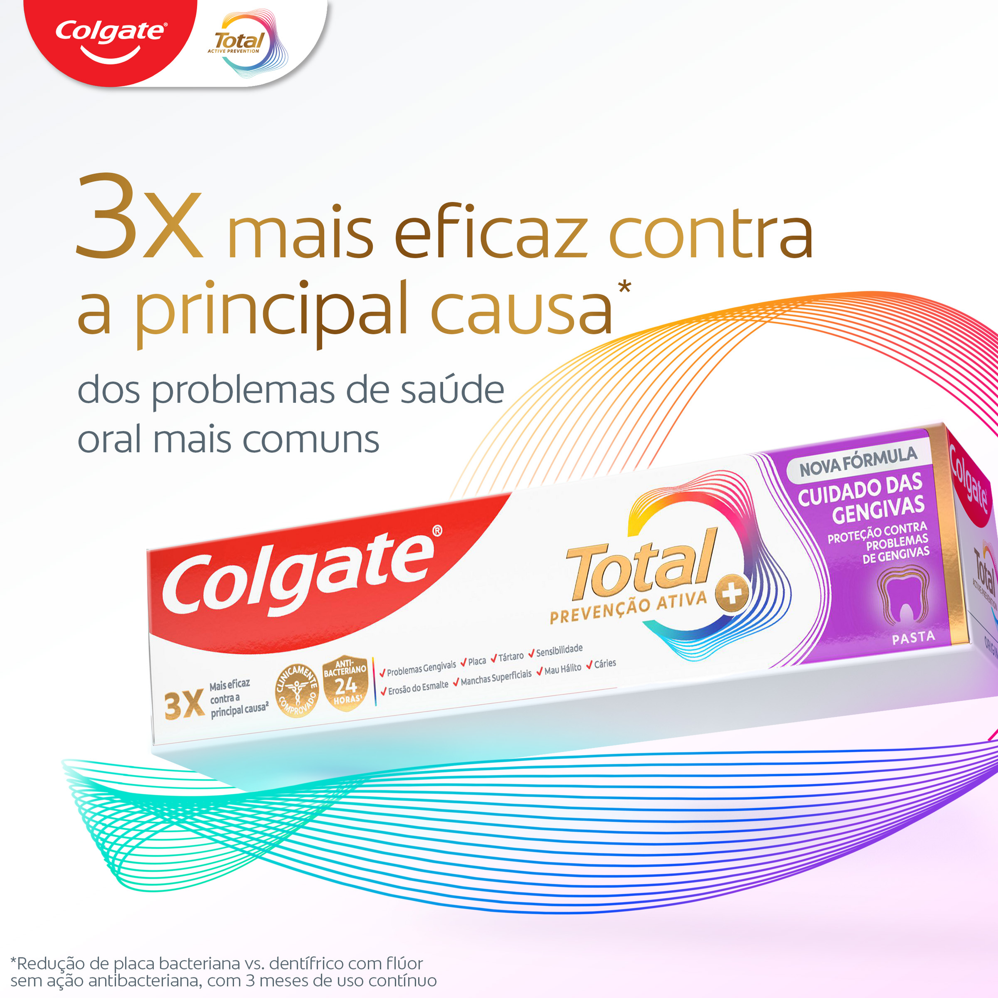 Colgate Total Pasta Dentes Proteção Gengivas 75 - Image 2