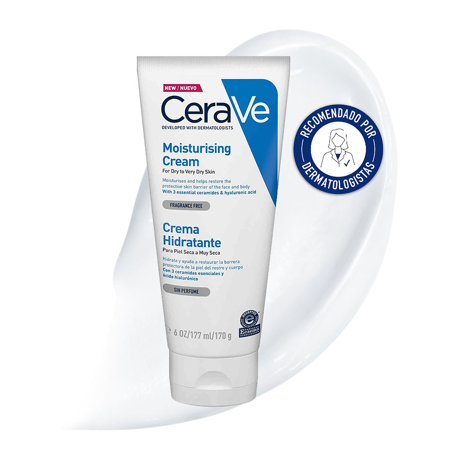 Cerave Core Moist Creme Hidratante Diário 170g